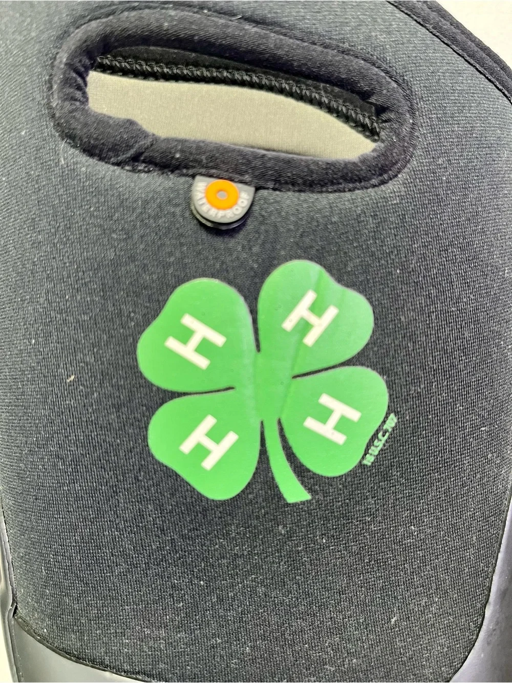 Women’s Bogs Black Classic Tall 4-H Waterproof Insulated Boots Green Shamrock 7